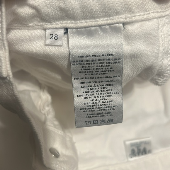 J Brand Jake Slim Boyfit Jeans in Pure White Size 28 - Picture 5 of 15